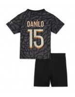 Paris Saint-Germain Danilo Pereira #15 Alternativní dres pro děti 2023-24 Krátký Rukáv (+ trenýrky)